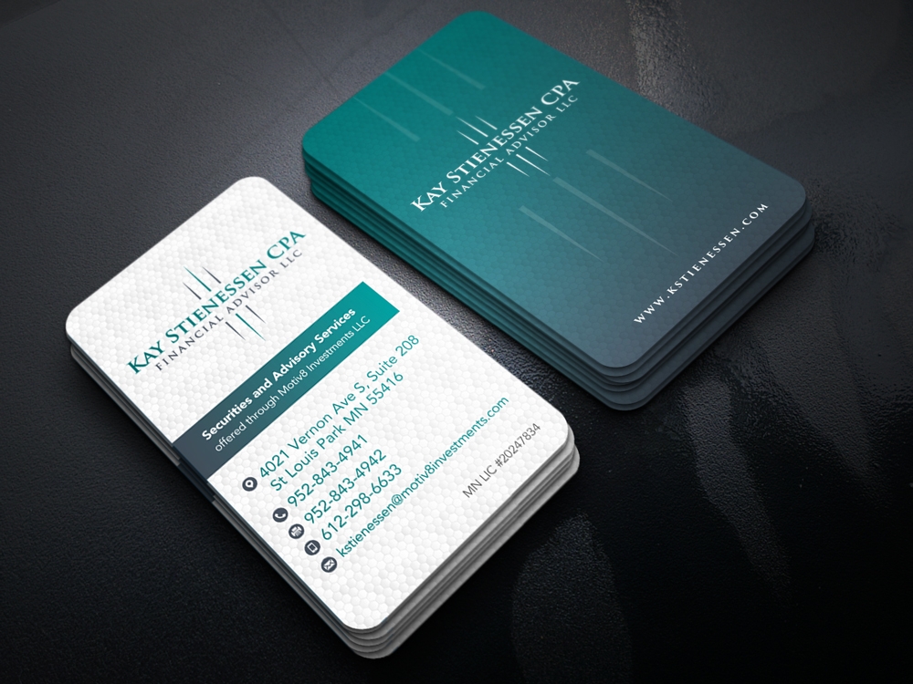 Kay Stienessen CPA Financial Advisor LLC logo design by KHAI