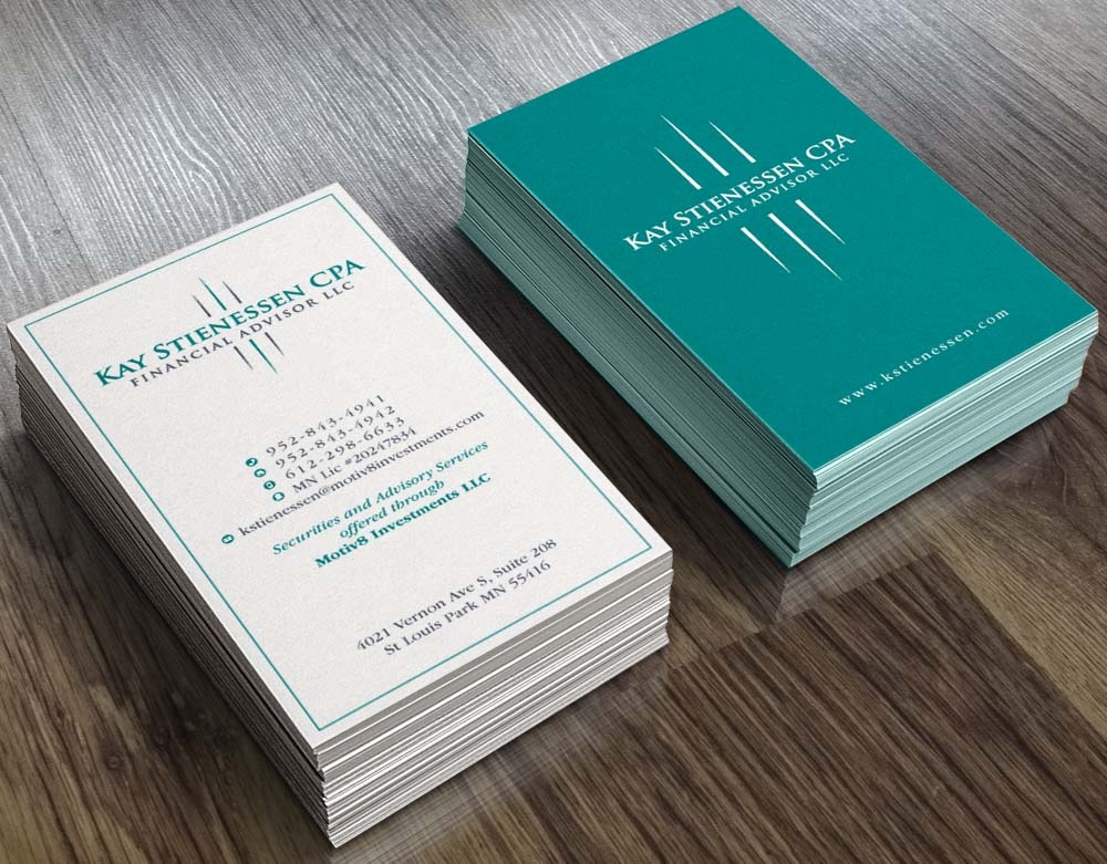 Kay Stienessen CPA Financial Advisor LLC logo design by SOLARFLARE