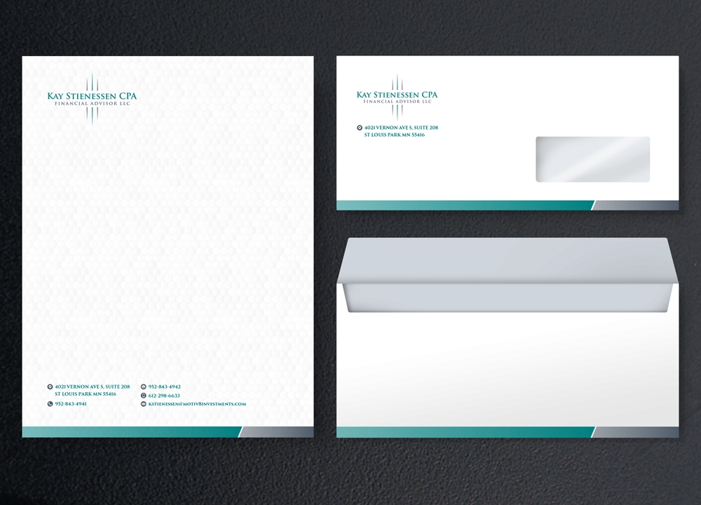 Kay Stienessen CPA Financial Advisor LLC logo design by KHAI