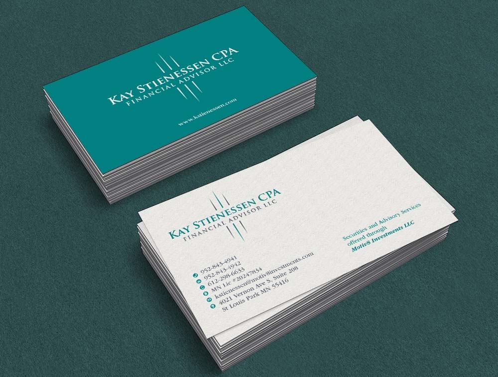 Kay Stienessen CPA Financial Advisor LLC logo design by SOLARFLARE