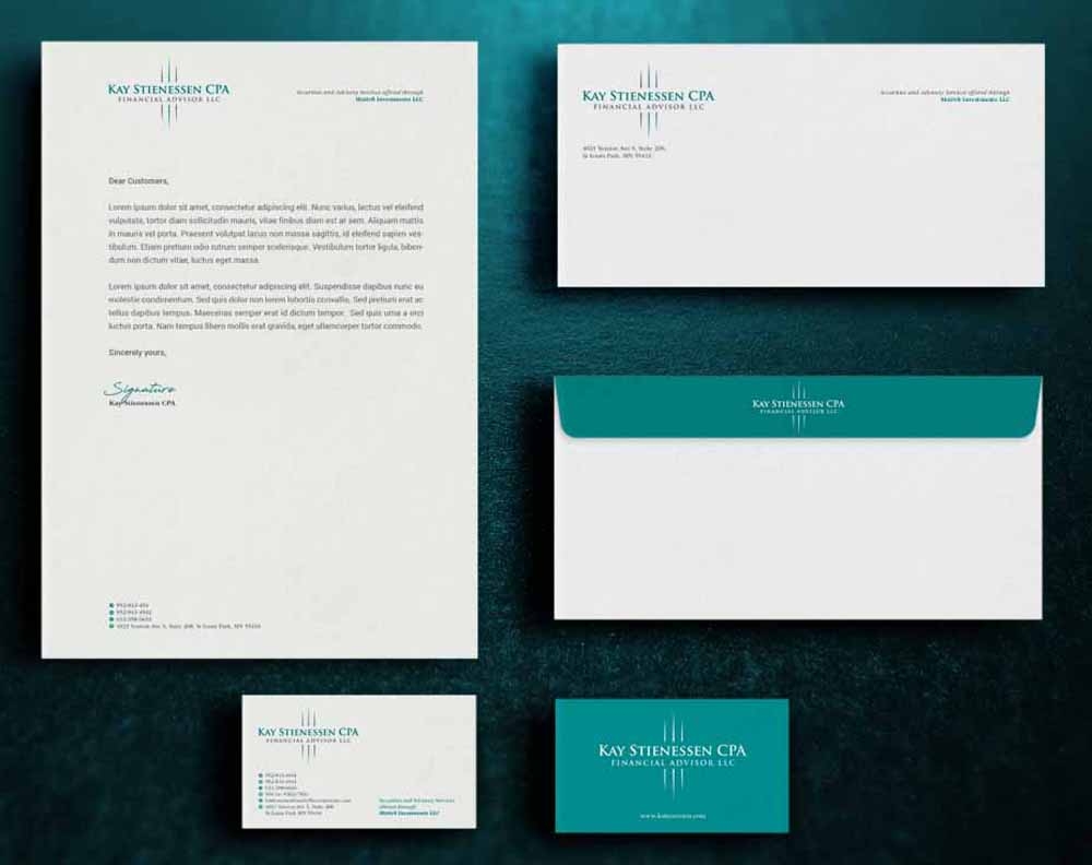 Kay Stienessen CPA Financial Advisor LLC logo design by SOLARFLARE