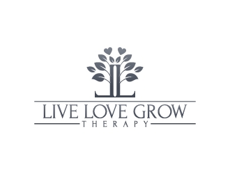 Live Love Grow Therapy logo design by Krafty