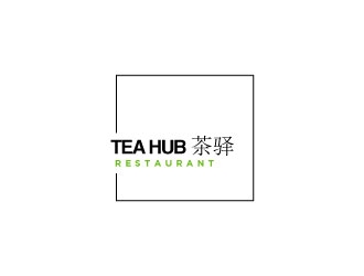 Tea Hub 茶驿 logo design by Erasedink