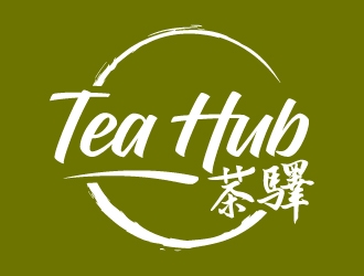 Tea Hub 茶驿 logo design by aRBy