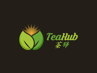 Tea Hub 茶驿 logo design by pencilhand