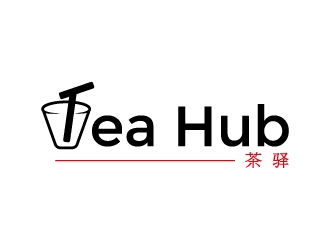 Tea Hub 茶驿 logo design by MUSANG