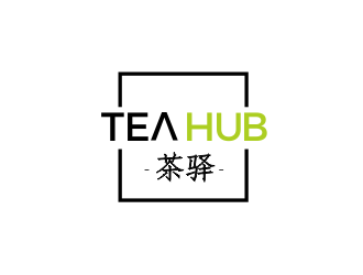 Tea Hub 茶驿 logo design by kimora