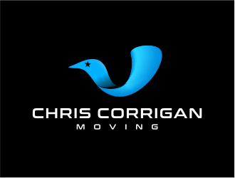 Chris Corrigan Moving logo design by MagnetDesign