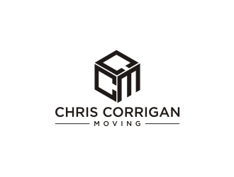 Chris Corrigan Moving logo design by Barkah