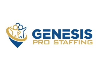 Genesis Pro Staffing logo design by YONK