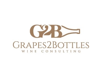 G2B - Grapes2Bottles Wine Consulting logo design by jaize