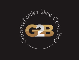 G2B - Grapes2Bottles Wine Consulting logo design by YONK