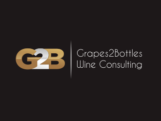 G2B - Grapes2Bottles Wine Consulting logo design by YONK