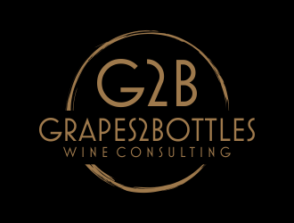 G2B - Grapes2Bottles Wine Consulting logo design by done