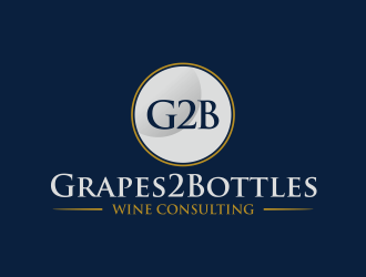 G2B - Grapes2Bottles Wine Consulting logo design by ammad