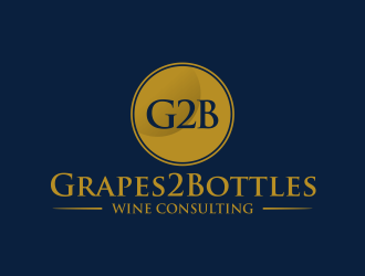 G2B - Grapes2Bottles Wine Consulting logo design by ammad