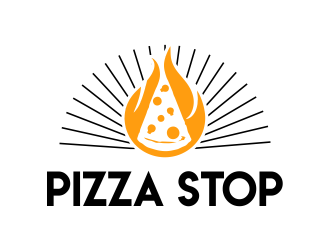 Pizza Stop logo design by JessicaLopes