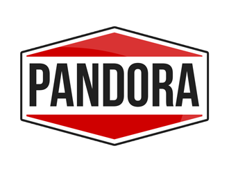 Pandora logo design by kunejo