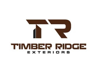Timber Ridge Exteriors logo design by maserik