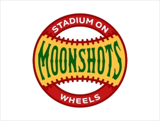 Moonshots Stadium On Wheels logo design by Shabbir