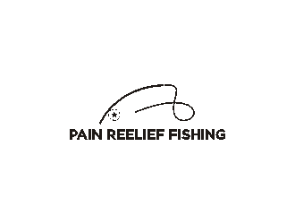 Pain Reelief Fishing  logo design by febri