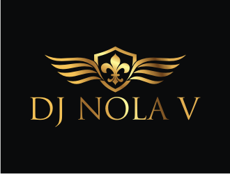 DJ NOLA V logo design by andayani*