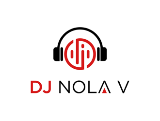 DJ NOLA V logo design by KQ5