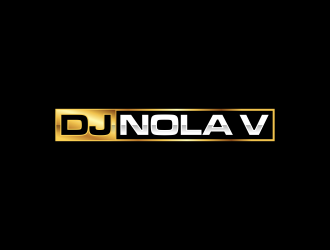 DJ NOLA V logo design by RIANW