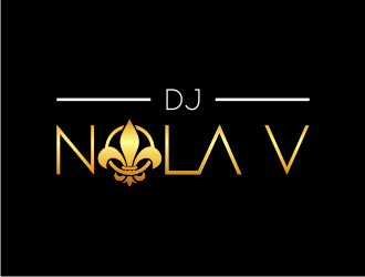 DJ NOLA V logo design by Gravity