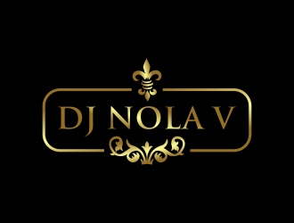 DJ NOLA V logo design by hidro