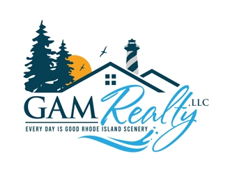 GAM REALTY, LLC logo design by DreamLogoDesign