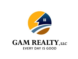 GAM REALTY, LLC logo design by Logoways