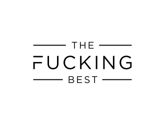 The Fucking Best logo design by ammad