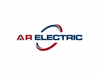 A R Electric logo design by ammad