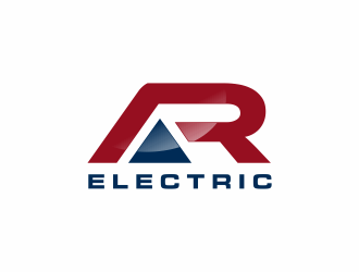 A R Electric logo design by ammad