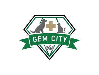 Gem City Vet logo design by kasperdz