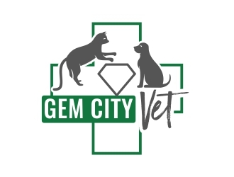 Gem City Vet logo design by dibyo
