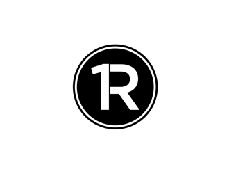 R1, Rone, the letter R   1 in digit or text form, prefer to have it one logo design by johana