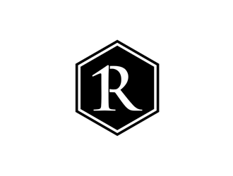 R1, Rone, the letter R   1 in digit or text form, prefer to have it one logo design by johana