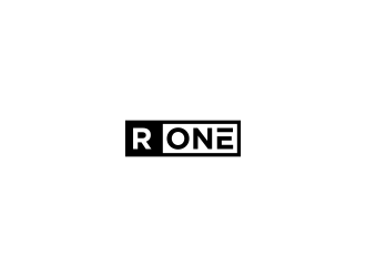 R1, Rone, the letter R   1 in digit or text form, prefer to have it one logo design by haidar