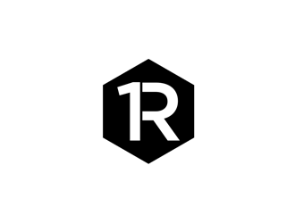 R1, Rone, the letter R   1 in digit or text form, prefer to have it one logo design by johana