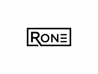 R1, Rone, the letter R   1 in digit or text form, prefer to have it one logo design by ammad