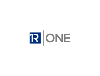 R1, Rone, the letter R   1 in digit or text form, prefer to have it one logo design by haidar
