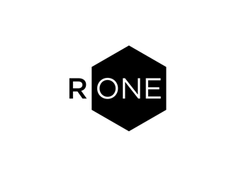R1, Rone, the letter R   1 in digit or text form, prefer to have it one logo design by johana