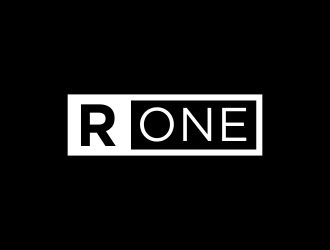 R1, Rone, the letter R   1 in digit or text form, prefer to have it one logo design by haidar