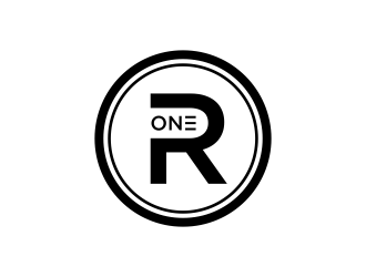 R1, Rone, the letter R   1 in digit or text form, prefer to have it one logo design by ammad