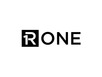 R1, Rone, the letter R   1 in digit or text form, prefer to have it one logo design by blessings