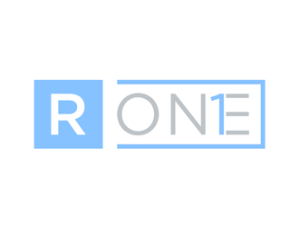 R1, Rone, the letter R   1 in digit or text form, prefer to have it one logo design by ndaru