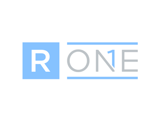 R1, Rone, the letter R   1 in digit or text form, prefer to have it one logo design by ndaru