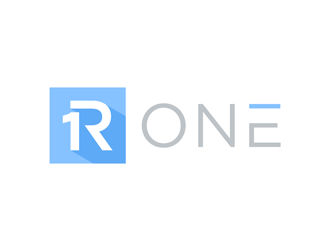 R1, Rone, the letter R   1 in digit or text form, prefer to have it one logo design by ndaru
